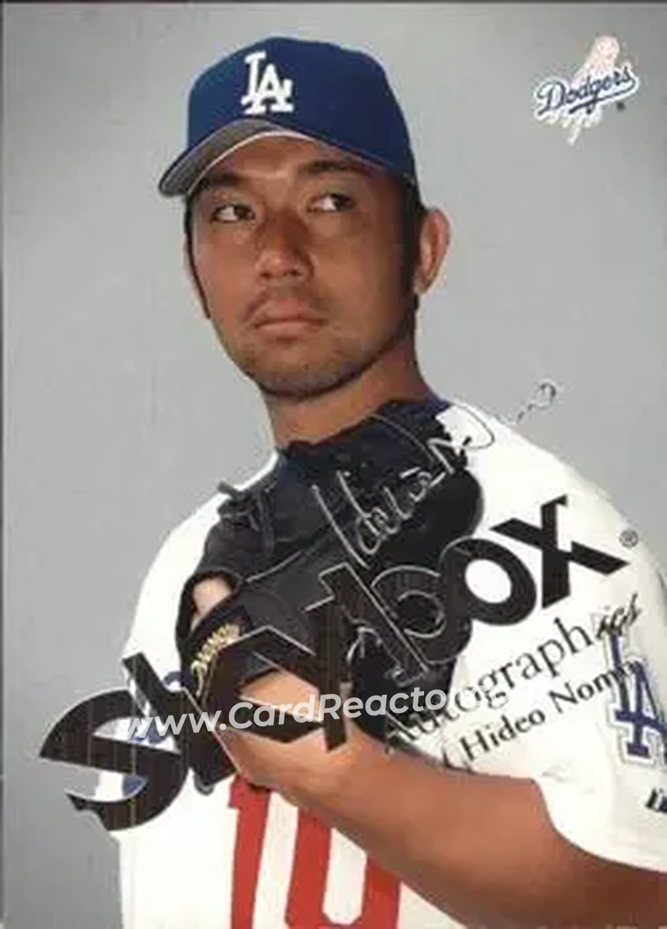 2004 SkyBox Autographics - Insignia #45 - Hideo Nomo - Los Angeles Dodgers - Front 2004 SkyBox Autographics - Insignia #45 - Hideo Nomo - Los Angeles Dodgers - Front