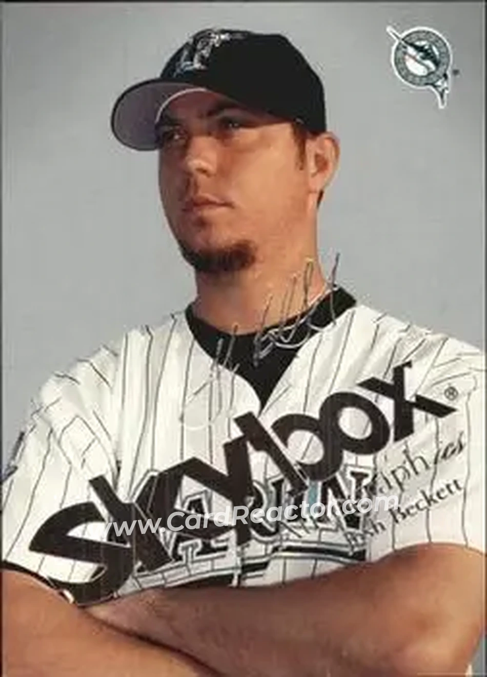 2004 SkyBox Autographics - Insignia #55 - Josh Beckett - Florida Marlins - Front