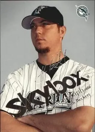 2004 SkyBox Autographics - Insignia #55 - Josh Beckett - Florida Marlins