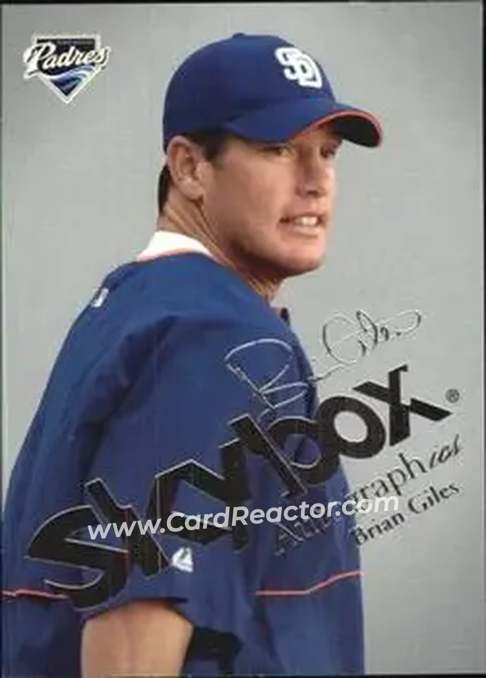 2004 SkyBox Autographics - Insignia #58 - Brian Giles - San Diego Padres - Front