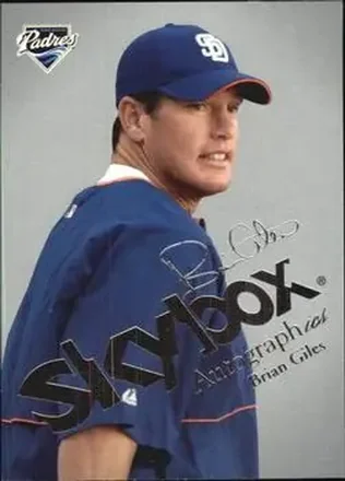 2004 SkyBox Autographics - Insignia #58 - Brian Giles - San Diego Padres