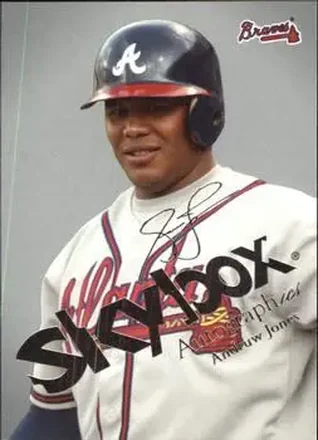 2004 SkyBox Autographics - Insignia #65 - Andruw Jones - Atlanta Braves