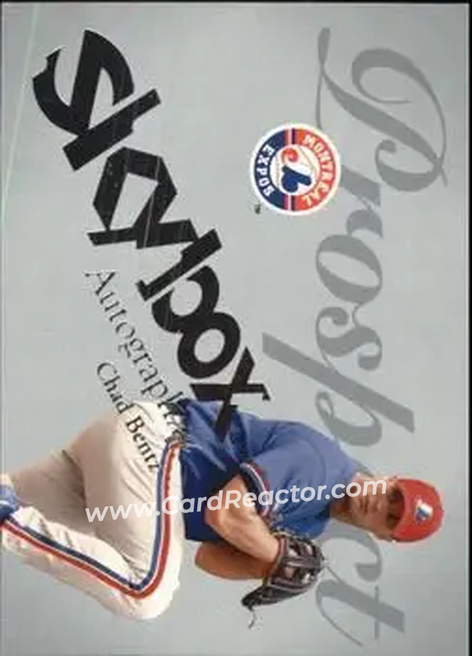 2004 SkyBox Autographics - Insignia #67 - Chad Bentz - Montreal Expos - Front