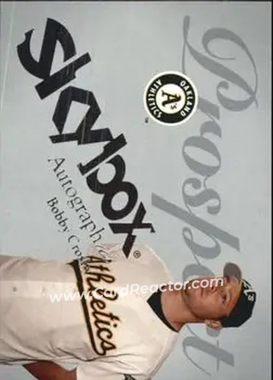 2004 SkyBox Autographics - Insignia #68 - Bobby Crosby - Oakland Athletics - Front