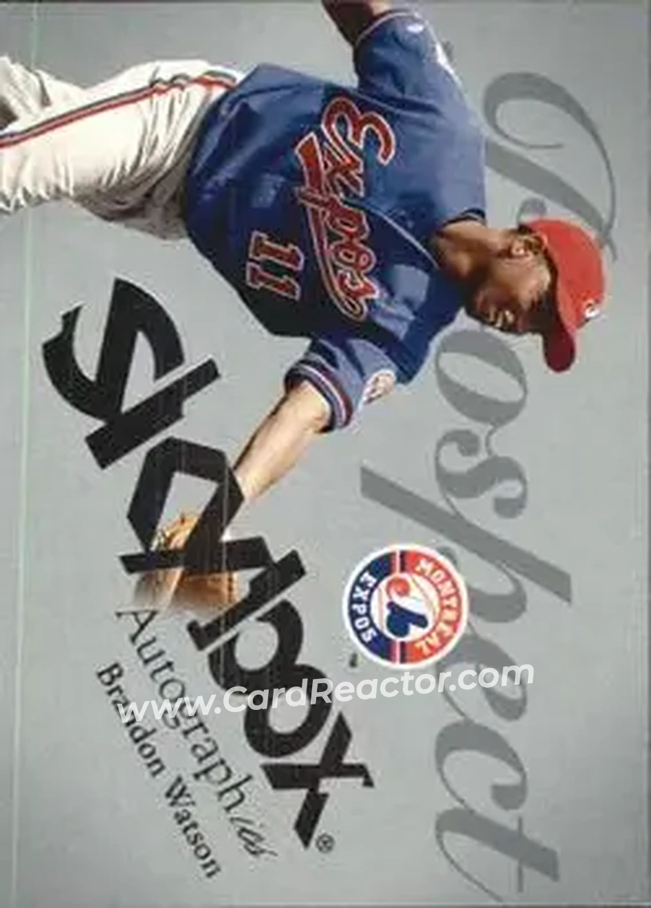 2004 SkyBox Autographics - Insignia #73 - Brandon Watson - Montreal Expos - Front