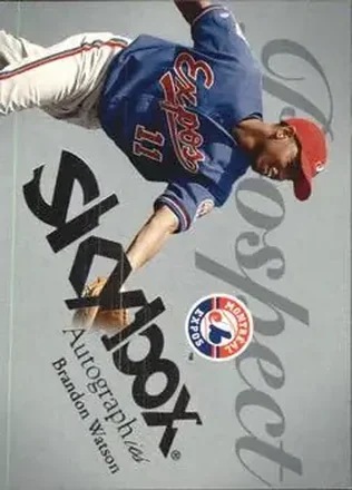 2004 SkyBox Autographics - Insignia #73 - Brandon Watson - Montreal Expos