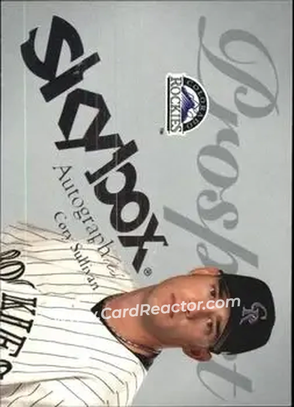 2004 SkyBox Autographics - Insignia #76 - Cory Sullivan - Colorado Rockies - Front