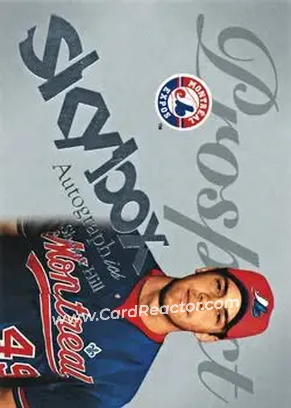2004 SkyBox Autographics - Insignia #78 - Shawn Hill - Montreal Expos - Front