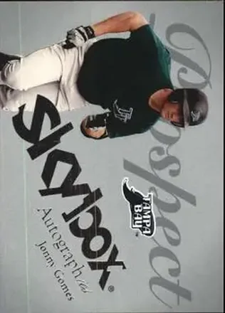 2004 SkyBox Autographics - Insignia #82 - Jonny Gomes - Tampa Bay Devil Rays