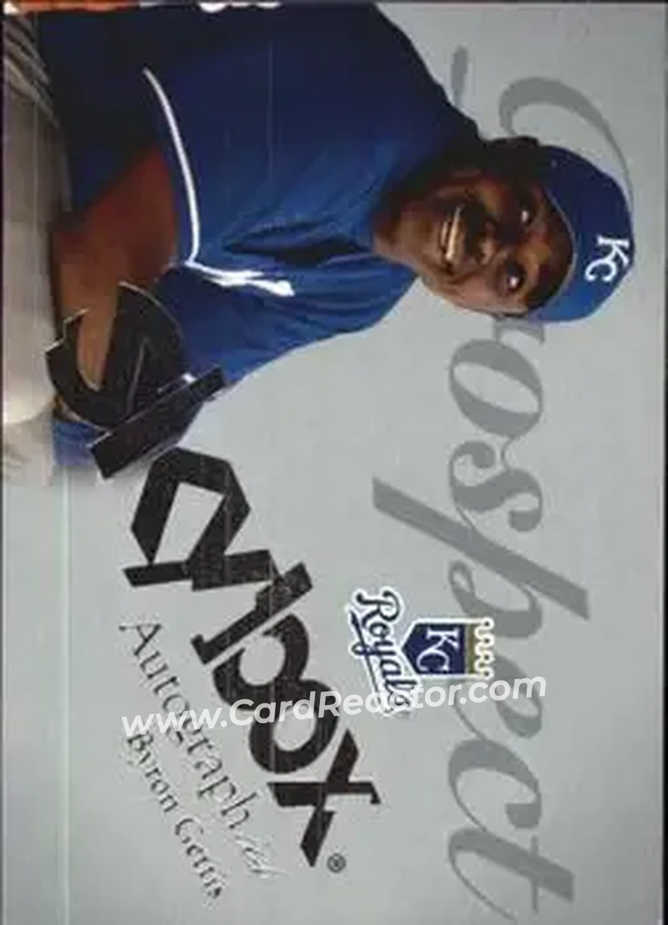 2004 SkyBox Autographics - Insignia #95 - Byron Gettis - Kansas City Royals - Front