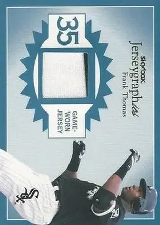 2004 SkyBox Autographics - Jerseygraphics Blue #J-FT - Frank Thomas - Chicago White Sox