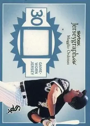 2004 SkyBox Autographics - Jerseygraphics Blue #J-MO - Magglio Ordonez - Chicago White Sox