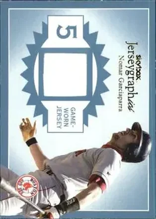 2004 SkyBox Autographics - Jerseygraphics Blue #J-NG - Nomar Garciaparra - Boston Red Sox