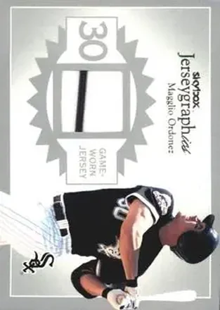 2004 SkyBox Autographics - Jerseygraphics Silver #J-MO - Magglio Ordonez - Chicago White Sox