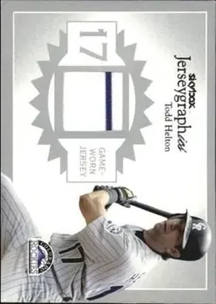 2004 SkyBox Autographics - Jerseygraphics Silver #J-TH - Todd Helton - Colorado Rockies