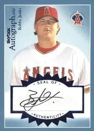 2004 SkyBox Autographics #A-BJ Autographs Blue Bobby Jenks