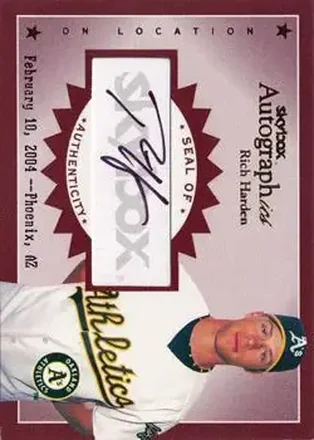 2004 SkyBox Autographics feature card