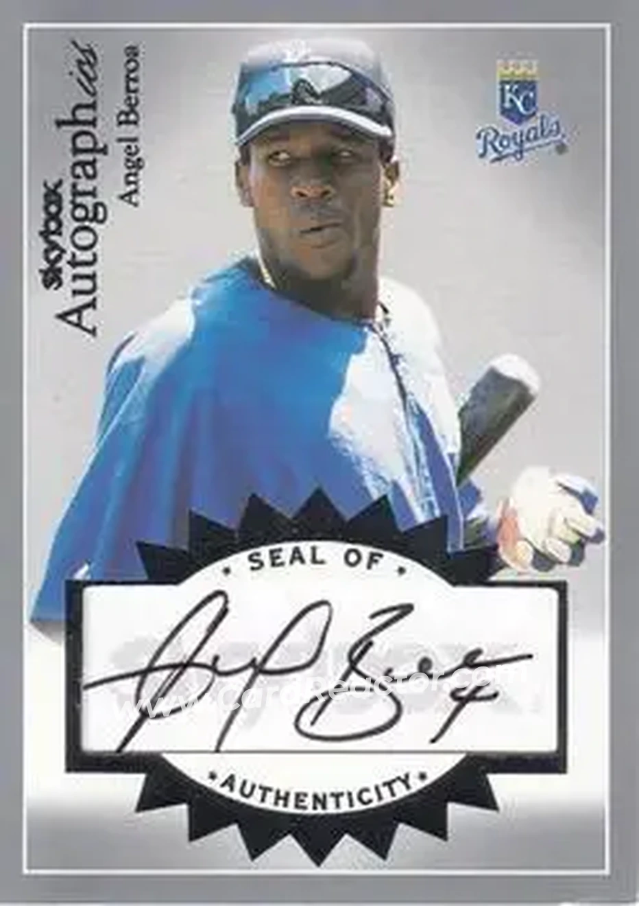 2004 SkyBox Autographics - Autographs Silver #A-AB1 - Angel Berroa - Kansas City Royals - Front