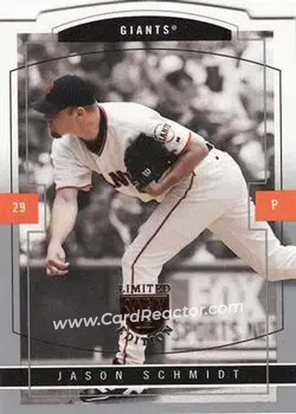 2004 SkyBox LE #5 - Jason Schmidt - San Francisco Giants - Front 2004 SkyBox LE #5 - Jason Schmidt - San Francisco Giants - Front