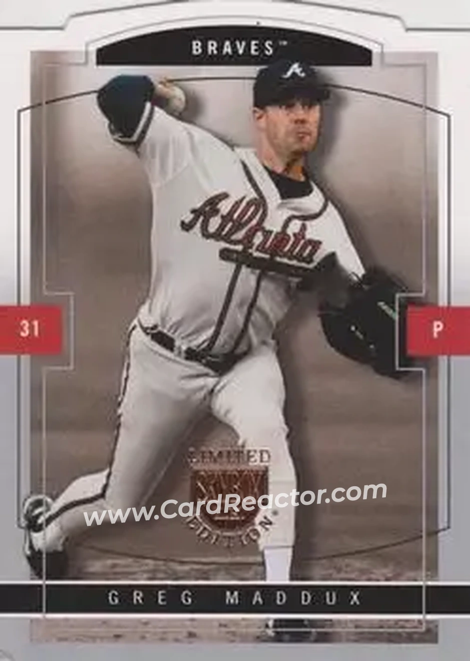 2004 SkyBox LE #26 - Greg Maddux - Atlanta Braves - Front 2004 SkyBox LE #26 - Greg Maddux - Atlanta Braves - Front