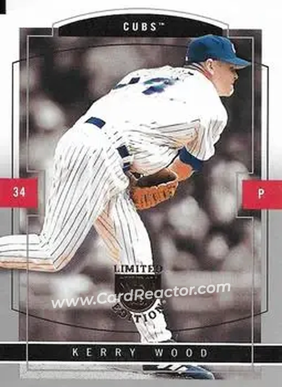2004 SkyBox LE #54 - Kerry Wood - Chicago Cubs - Front 2004 SkyBox LE #54 - Kerry Wood - Chicago Cubs - Front
