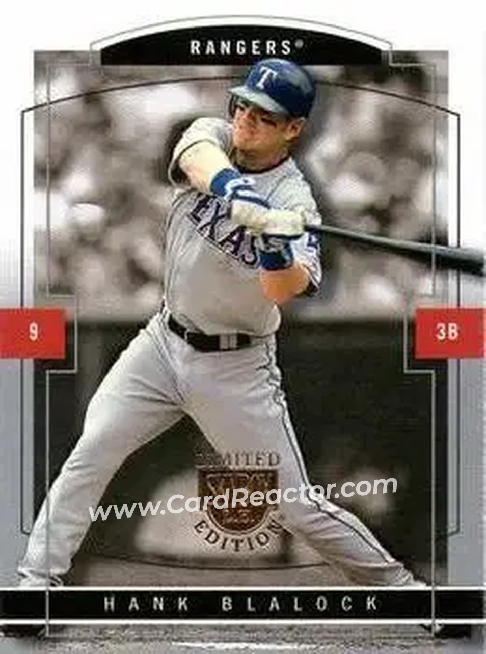 2004 SkyBox LE #75 - Hank Blalock - Texas Rangers - Front 2004 SkyBox LE #75 - Hank Blalock - Texas Rangers - Front