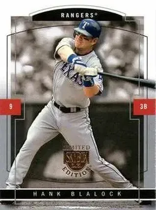 2004 SkyBox LE #75 - Hank Blalock - Texas Rangers