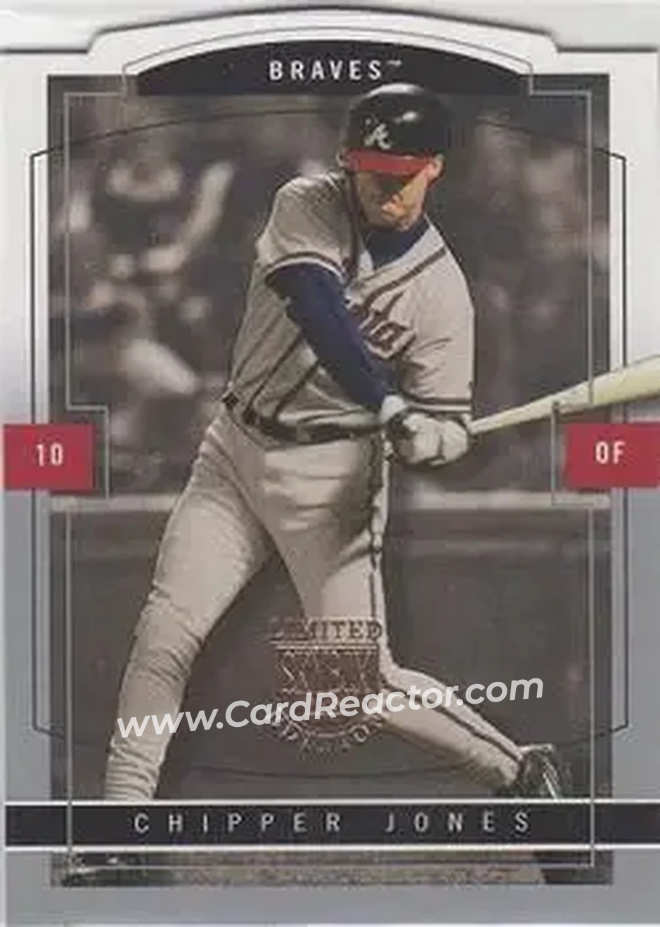2004 SkyBox LE #80 - Chipper Jones - Atlanta Braves - Front