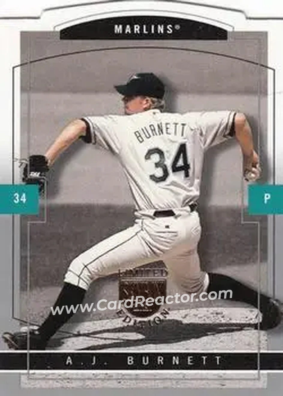 2004 SkyBox LE #88 - A.J. Burnett - Florida Marlins - Front