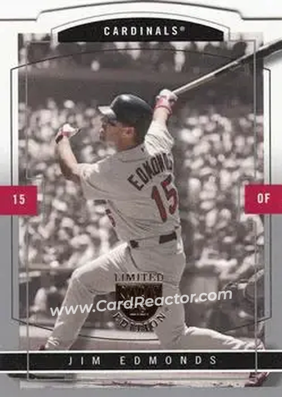 2004 SkyBox LE #105 - Jim Edmonds - St. Louis Cardinals - Front 2004 SkyBox LE #105 - Jim Edmonds - St. Louis Cardinals - Front