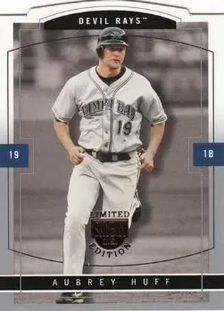 2004 SkyBox LE #49 - Aubrey Huff - Tampa Bay Devil Rays