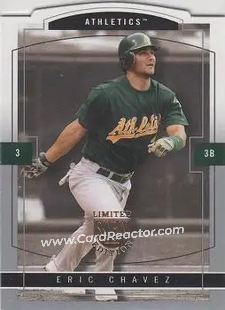 2004 SkyBox LE #61 - Eric Chavez - Oakland Athletics - Front