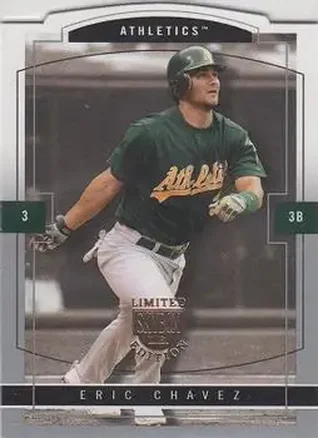2004 SkyBox LE #61 - Eric Chavez - Oakland Athletics
