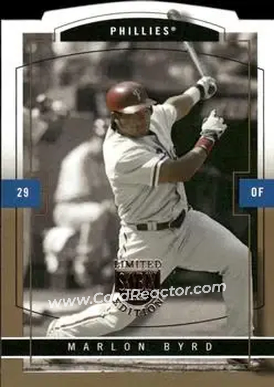 2004 SkyBox LE - Gold Proof #6 - Marlon Byrd - Philadelphia Phillies - Front