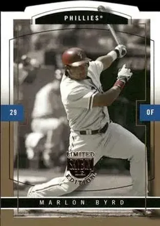 2004 SkyBox LE - Gold Proof #6 - Marlon Byrd - Philadelphia Phillies