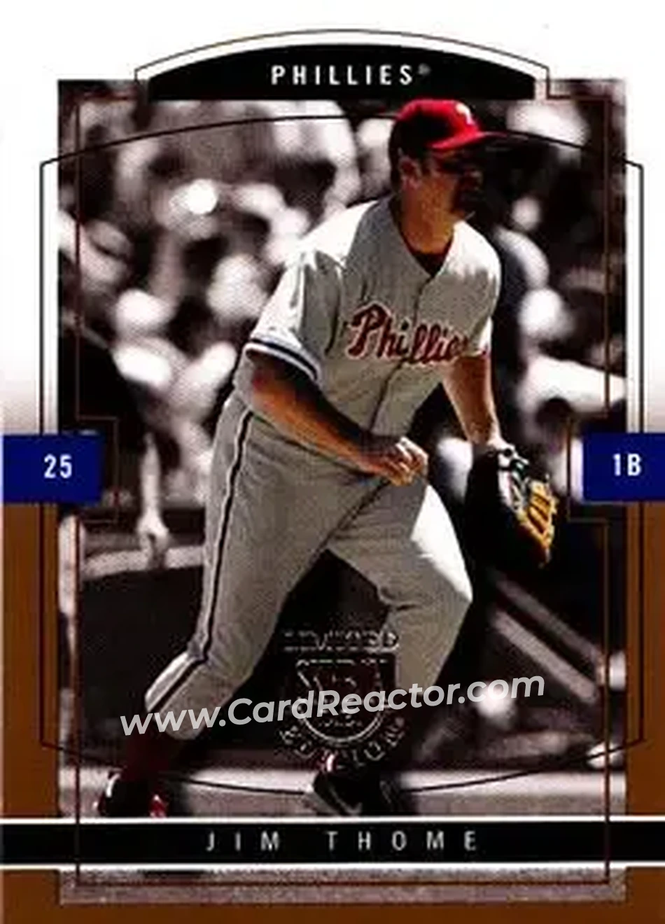 2004 SkyBox LE - Gold Proof #25 - Jim Thome - Philadelphia Phillies - Front 2004 SkyBox LE - Gold Proof #25 - Jim Thome - Philadelphia Phillies - Front