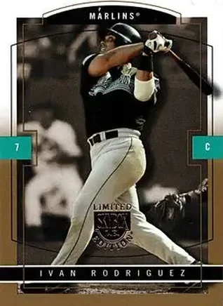 2004 SkyBox LE - Gold Proof #37 - Ivan Rodriguez - Detroit Tigers