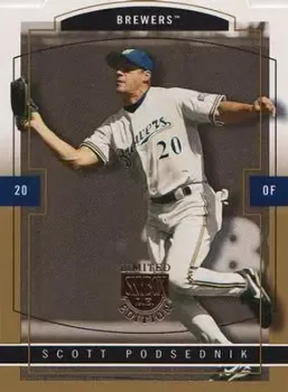 2004 SkyBox LE - Gold Proof #38 - Scott Podsednik - Milwaukee Brewers