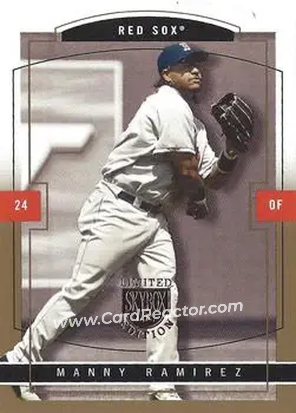 2004 SkyBox LE - Gold Proof #43 - Manny Ramirez - Boston Red Sox - Front