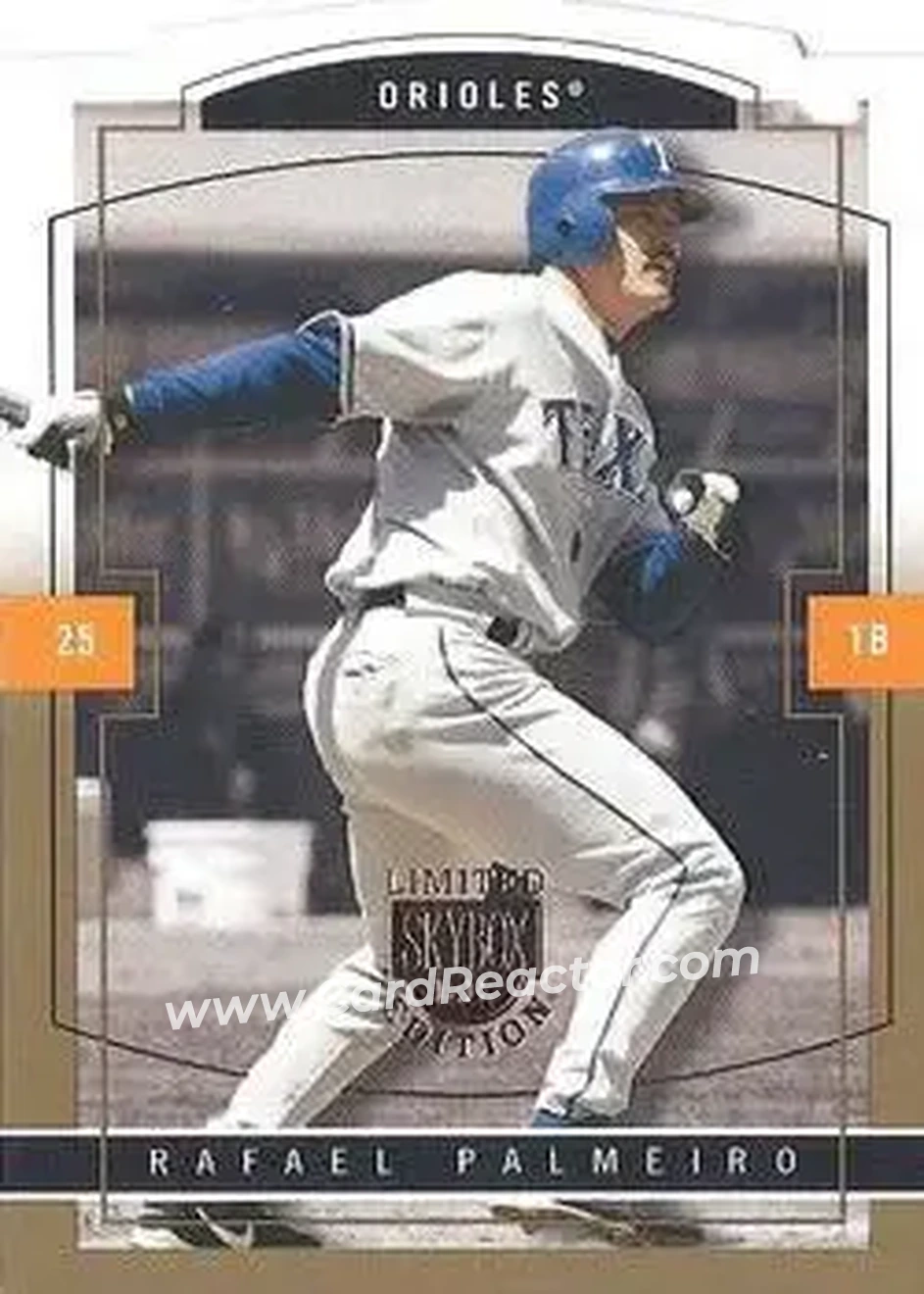 2004 SkyBox LE - Gold Proof #59 - Rafael Palmeiro - Baltimore Orioles - Front