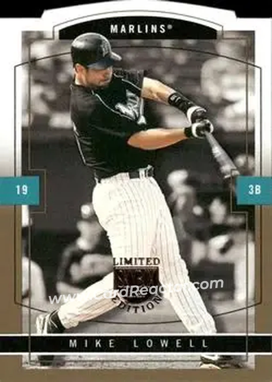 2004 SkyBox LE - Gold Proof #60 - Mike Lowell - Florida Marlins - Front