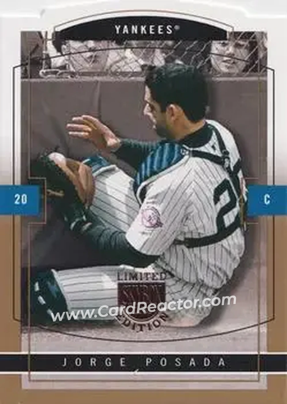 2004 SkyBox LE - Gold Proof #72 - Jorge Posada - New York Yankees - Front