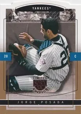 2004 SkyBox LE - Gold Proof #72 - Jorge Posada - New York Yankees