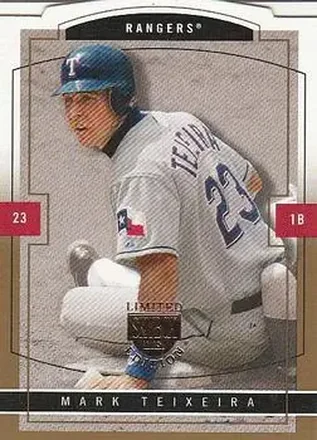 2004 SkyBox LE - Gold Proof #101 - Mark Teixeira - Texas Rangers