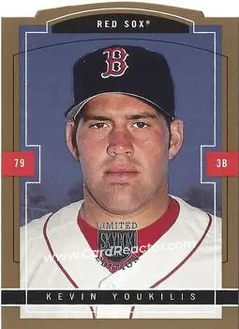 2004 SkyBox LE - Gold Proof #118 - Kevin Youkilis - Boston Red Sox - Front
