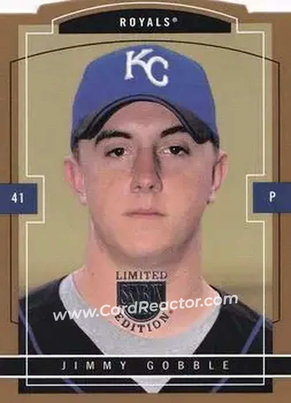 2004 SkyBox LE - Gold Proof #133 - Jimmy Gobble - Kansas City Royals - Front
