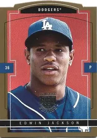 2004 SkyBox LE - Gold Proof #134 - Edwin Jackson - Los Angeles Dodgers