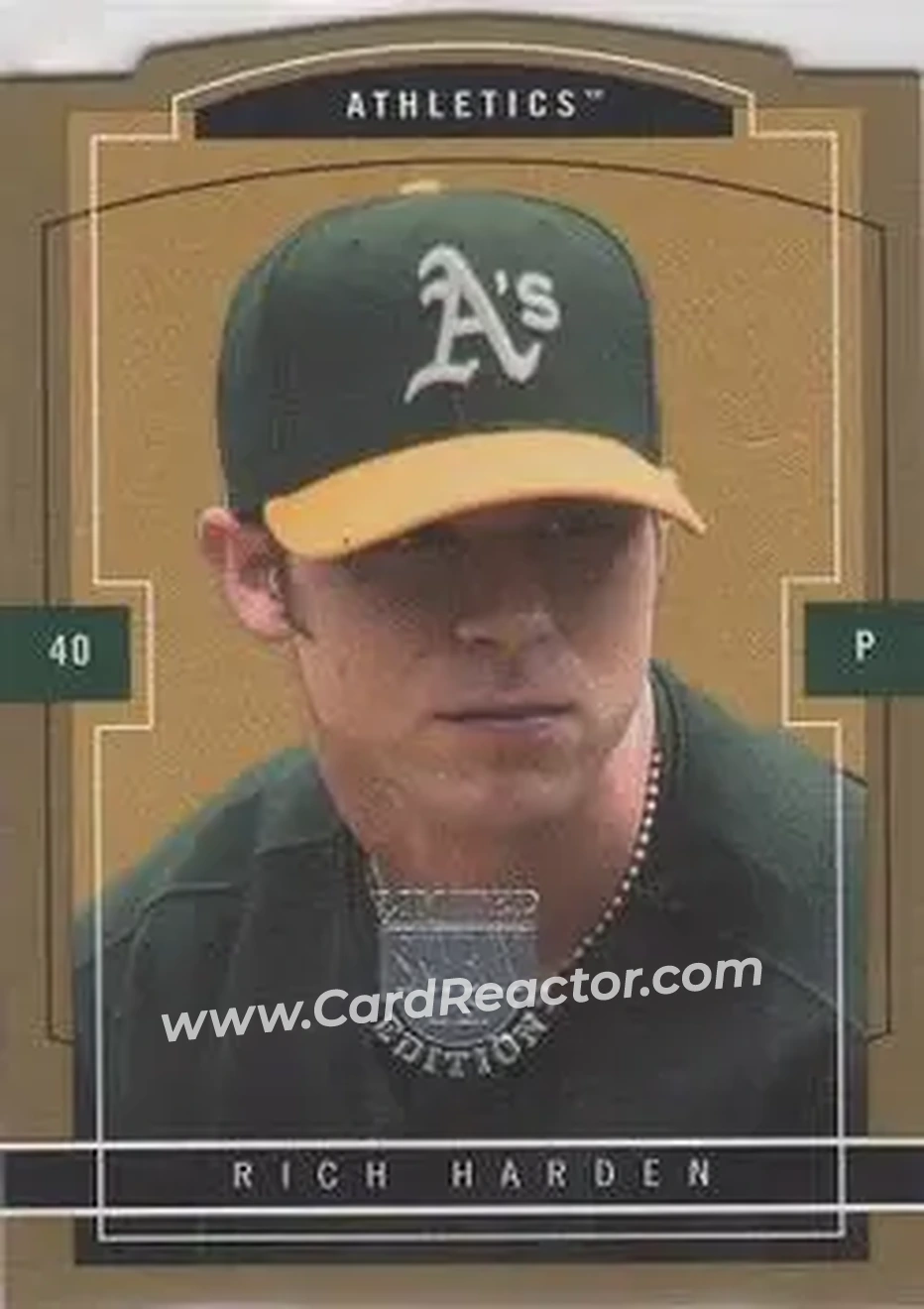 2004 SkyBox LE - Gold Proof #144 - Rich Harden - Oakland Athletics - Front