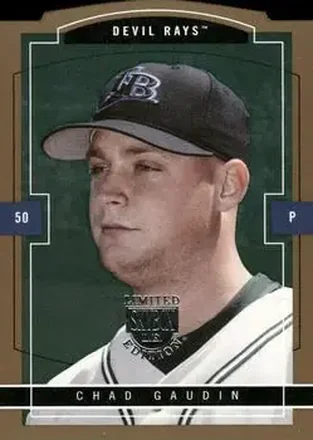 2004 SkyBox LE - Gold Proof #157 - Chad Gaudin - Tampa Bay Devil Rays
