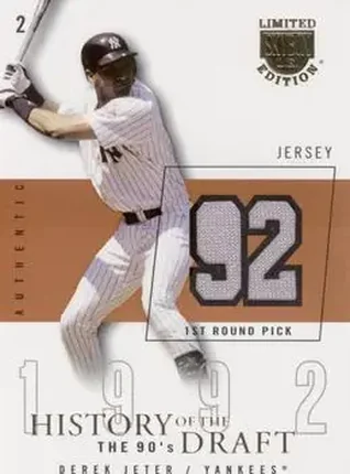 2004 SkyBox LE - History Draft 90's Jersey #HD-DJ - Derek Jeter - New York Yankees